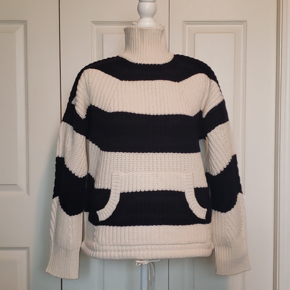 J. Crew  Kangaroo Pocket Turtleneck Sweater